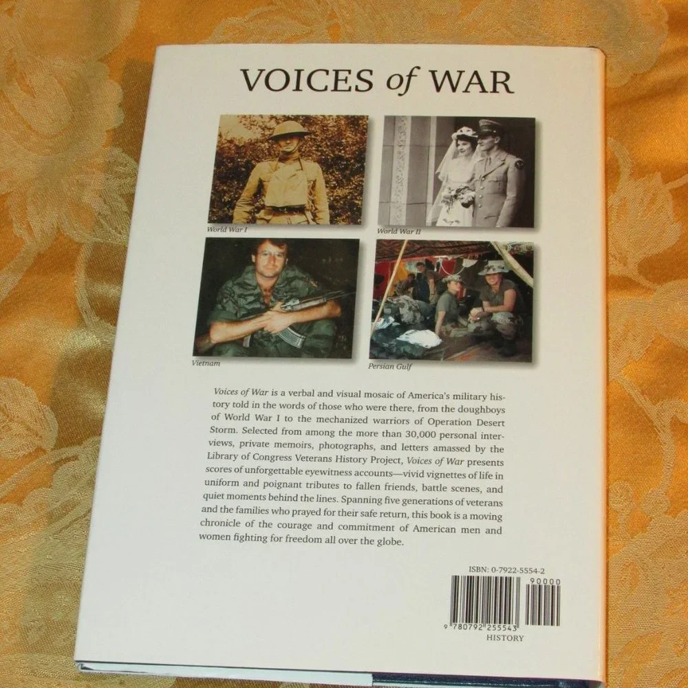 Voices of War Library of Congress Veteran's History Project HB Book 2004 Used - Picture 4 of 8